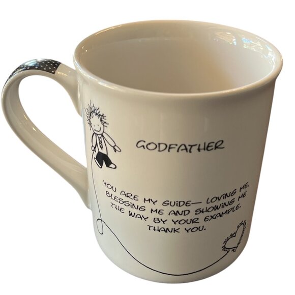 ENESCO Coffee Mug 'Godfather' The Bonds We Have Are Everlasting 16 oz Ceramic - Picture 3 of 6